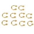 thumbnail image 3 of SmartBy 10 Pcs Stainless Steel Horseshoe Bar Lip Nose Septum Ear Ring Stud Body Piercing, 3 of 7