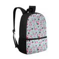 thumbnail image 2 of HUIACONG Pink Tiny Floral Pattern Kids Backpack for Teen Boys Large Capacity Water Resistant for Back to School Elementary High School Daily Travel, 2 of 6