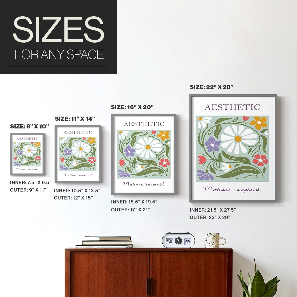 Matisse LVIII Framed Print - Solid Wood