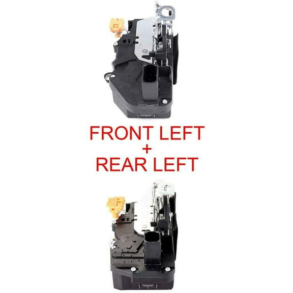 CCIYU Front Left Rear Left Door Lock Actuators Door Latch Replacement Fits for 2007-2009 for Cadillac Escalade/Avalanche/Silverado/Suburban/Tahoe 931-303 931-108 DLA986 2PCS