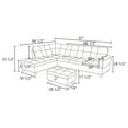 Free Shipping Hommoo Flannel Sectional Couch Sofa Set Modern L Shaped free-shipping-hommoo-flannel-sectional-couch-sofa-set-modern-l-shaped