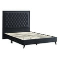 thumbnail image 4 of Glory Furniture Alba Velvet Upholstered King Bed in Black, 4 of 5