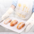 thumbnail image 6 of 4PCS/Set Oven Mitts and Pot Holders Sets Silicone Oven Mittens with Mini Oven Gloves and Hot Pads Potholders for Kitchen Baking Cooking White Style5, 6 of 10