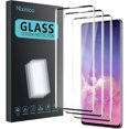 thumbnail image 1 of wonima11 3 Pack Tempered Glass Screen Protector for Samsung Galaxy S10, Anti-Fingerprint, 9H Hardness, Scratch Resistant, 3D Curved Tempered Glass Film, HD Clear, 1 of 1