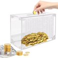 thumbnail image 2 of MVRLSH Clearance! 2025 New Clear Acrylic Box Box For Box For Saving Bank With Counter 10000 Savings Challenge Box Large Bank(USB5000), 2 of 9
