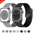 thumbnail image 2 of Correa Milanesa para apple watch, pulsera de acero inoxidable para iwatch serie 8, 7, 6, SE, 5, 4, 3, ultra, 49mm, 45mm, 44mm, 42mm, 38mm, 40mm, 41mm, 2 of 4