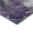 thumbnail image 4 of Addison Rugs Mayfield Washable Transitional Watercolors Purple Rectangle Rug, 2'6" x 3'10", 4 of 6