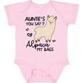 thumbnail image 3 of Inktastic Auntie's You Say Alpaca My Bags Boys or Girls Baby Bodysuit, 3 of 5
