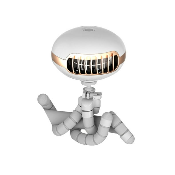 Mini ventilador de esquina portátil OCTOPUS de 1800 mAh con batería Clip de 6 horas
