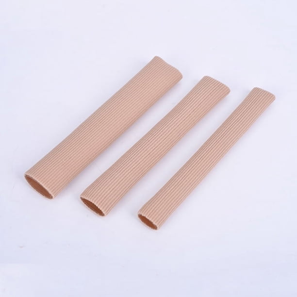Manga protectora para dedos de silicona con fibra transpirable, juego de callos para dedos del pie, manga dividida para el cuidado de los pies