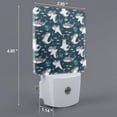 thumbnail image 2 of Honeii Friendly Sharks Print LED Night Light with Light Sensor, Night Lights Plug Into Wall,Ideal for Bedrooms and Hallways-UK, 2 of 7