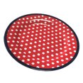thumbnail image 3 of 1pc 9" Imitation Porcelain Plate Dinner Plate Fruit Plate Thickened Snack Plate for Home Restaurant Hotel (Red), 3 of 8
