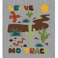 thumbnail image 2 of Adventure Society Leave No Trace Heather Gray Adult Long Sleeve Hoodie-XS, 2 of 3