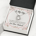 thumbnail image 3 of To My Wife Taken by The Most Beautiful Woman Forever Necklace w Message Card, 3 of 20