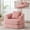 Pink, variant on GNIXUU Folding Sofa Bed,Boneless Chaise Lounge Chair, 2 in 1 Convertible Sofa ,Comfy Small Reading Couch Recliner, Chenille Floor Sleeper for Living Room, Bedroom, Home Office, Pink