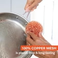 thumbnail image 3 of Full Circle Lucky Scrubber - Antimicrobial Copper Scrubbers - Set of 3, 3 of 8