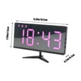 thumbnail image 3 of Alarm Clock,Led Small Digital Alarm Clock For Bedrooms,Hot Selling Concise Colorful Screen Weather Clock Temperature and Humidity On The Same Screen Electronic Alarm Clock Backlit Calendar Clock, 3 of 8