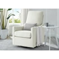 thumbnail image 2 of Delta Children Adley Nursery Glider Swivel Chair - Greenguard Gold Certified, Cream, 2 of 14