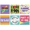 Big Dot of Happiness 90's Throwback - Funny 1990s Party Decorations - Drink Coasters - Set of 6