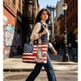 thumbnail image 3 of Tong USA 250th Anniversary Quilted Tote Patriotic Shoulder Handbag For Daily Use, 3 of 5