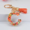 thumbnail image 3 of Xinyolin 26 Letters Fruit Pattern Women's Key Ring - Compact Long Lasting Bag Decoration, 3 of 8