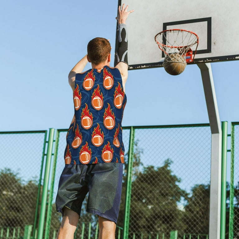 トップス ON FIRE REVERSIBLE BBALL JERSEY IN BLACK BSN SPORTS Adult Reversible Mesh Basketball Jersey