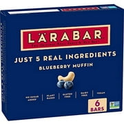 Larabar Bluberry Muffin, Gluten Free Vegan Fruit & Nut Bars, 6 Ct