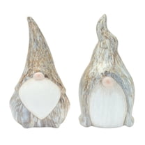 Melrose International LLC Gnome (Set of 2) 10.5"H, 11"H Terra Cotta