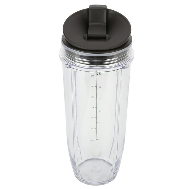Replacement Cup and Lid, Safe and Compatible Durable Complete Sealing Blender Container with Lid for Juicer