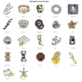 thumbnail image 4 of Bepuzzled COASTER Hanayama Cast Metal Brain Teaser Puzzle (Level 4) Puzzles For Kids and Adults Ages 12 and Up Chrome, 4 of 4