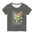 thumbnail image 2 of ibuvkizy Baby Girl Clothes Graphic Round Neck Crop Top Girls Short-Sleeve T-Shirt Tops, 2 of 4