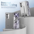 thumbnail image 4 of for Samsung Galaxy Z Fold 6 Case with S Pen + Pen Holder, [Hinge Protection] [Screen Protector] Full Coverage Protection Slim Phone Case for Samsung Galaxy Z Fold 6 - Silver, 4 of 8