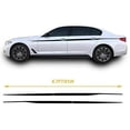 thumbnail image 5 of Xotic Tech Black Car Door Side Skirt Stripe Waist Line Decal Body Sporty Decor Sticker Universal - Car Exterior Decoration, 5 of 8