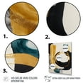 thumbnail image 3 of Designart Modern Green Art Deco III Canvas Wall Art, 3 of 5