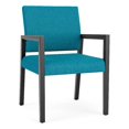 thumbnail image 1 of Pemberly Row Waiting Reception Guest Chair Wood Frame in Teal, 1 of 5