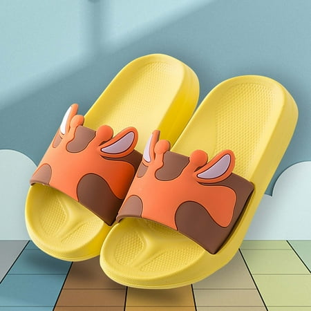 

Herrnalise Toddler Infant Kids Baby Girls And Boys Cute Indoor Home Non-slip Slippers Toddler Shoes under $10