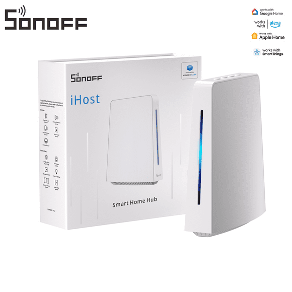 SONOFF iHost Smart Home Hub,Central Control Gateway, Private Local Server for Secure Home Automation, LAN&Zigbee Compatibility