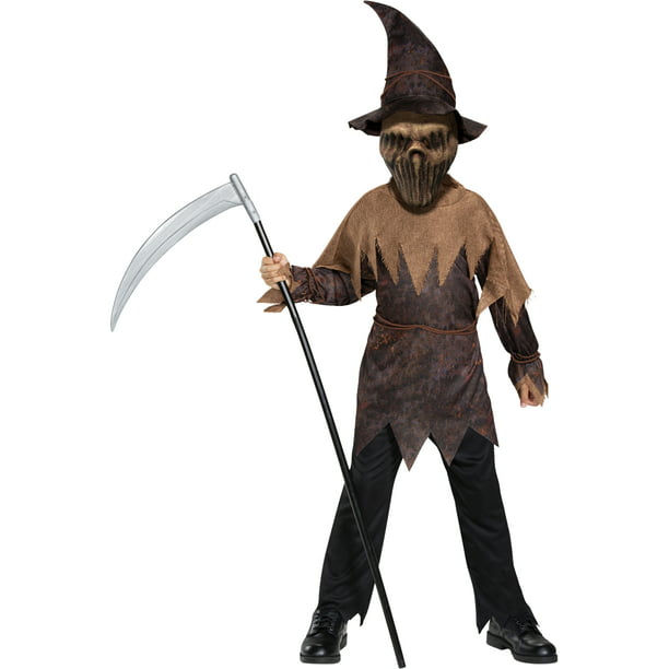 Palamon Terror Farm Corn Goblin Scarecrow Boys Costume Medium 8-10 ...