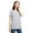 Heather Grey, variant on US Blanks US115 Ladies Short-Sleeve Loose Fit Boyfriend Tee