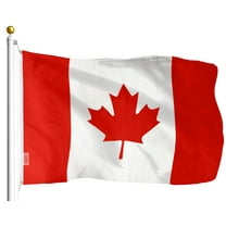 G128 Canada Flag 3x5ft Polyester with Brass Grommets Double Stitched Canadian Flag Indoor/Outdoor