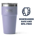 thumbnail image 4 of YETI Rambler Stackable Pint Vacuum Insulated Stainless Steel with MagSlider Lid Cosmic Lilac, 4 of 4