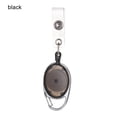 thumbnail image 2 of SagaSave 1/2 Pcs Retractable Badge Holder Reel Key Ring and Badge Strap Black, 2 of 4