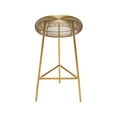 thumbnail image 7 of Meridian Furniture Tuscany Gold Metal Bar Stool, 7 of 7