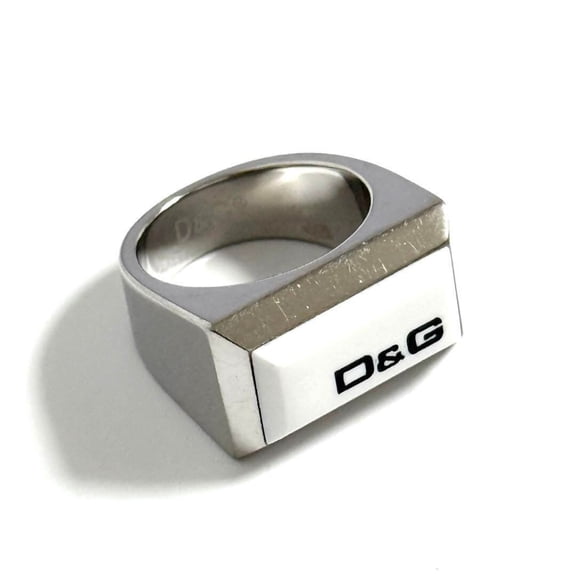 Pre-Owned Dolce & Gabbana Men's Signet Logo Ring