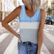 thumbnail image 2 of Blusas sueltas con botones y cuello redondo para mujer Pompotops  lopia995615, 2 of 5