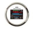 thumbnail image 2 of 10 In 1 Multi-functional Car Boat Digital GPS meter Tachometer 0-9999RPM TFT Screen Display Hour Fuel/Water Temp Gau, 2 of 7