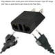 thumbnail image 4 of Small Europe To Usa Plug Adapter, Black Europe To Usa Socket Adapter, Fire Safe Europe/asia To Usa/canada Travel Power Plug Adapter (2 Pack), 4 of 5