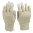 thumbnail image 1 of Guantes de invierno Qarigey para hombre Gorros de invierno Múltiples colores estilo de tejido clásico beige, 1 of 6