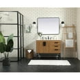 thumbnail image 6 of Elegant Decor Eugene 42" Aluminum MDF Single Bathroom Vanity in Walnut Brown, 6 of 8