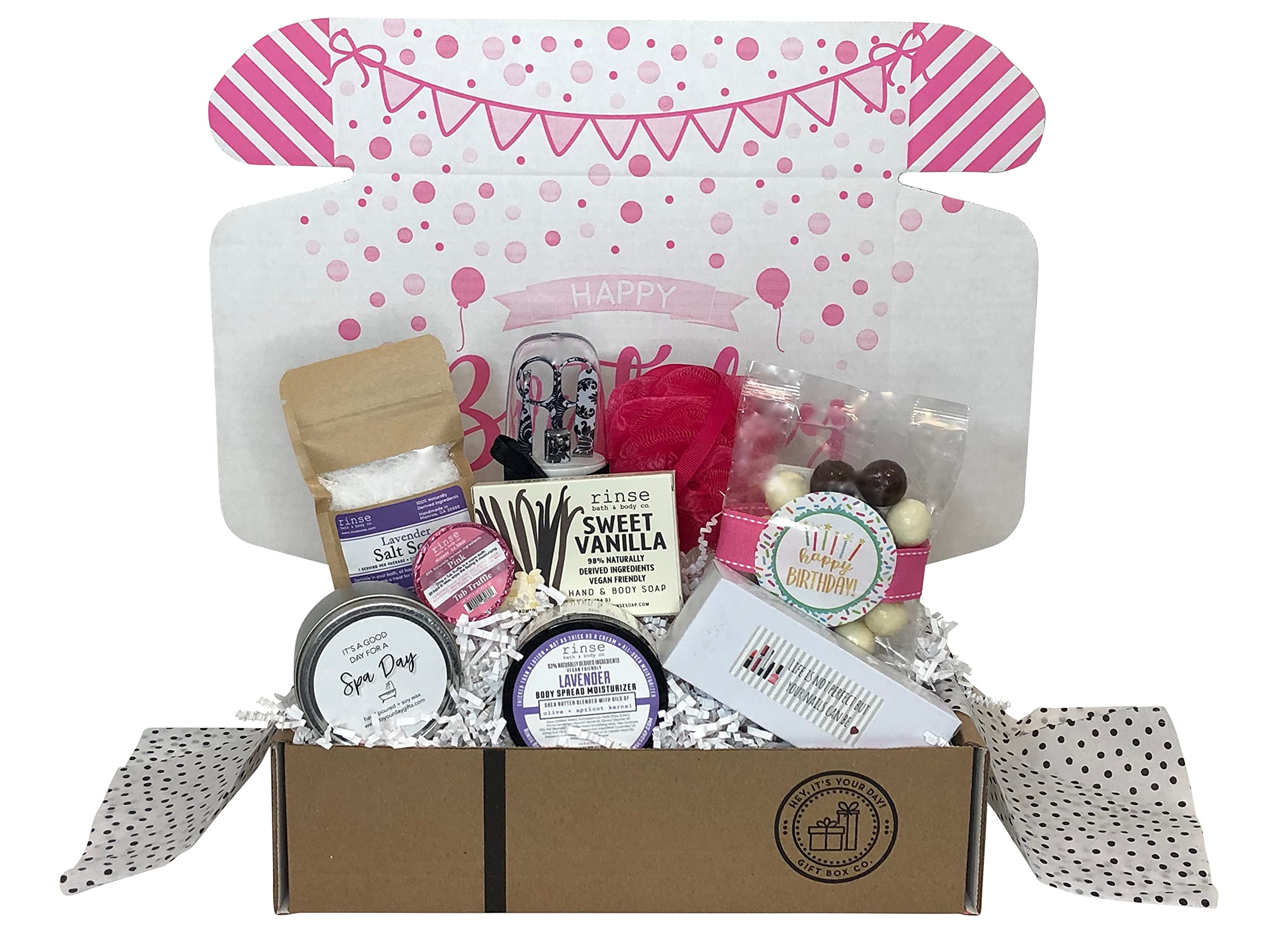  NEOBELLA Birthday Gifts for Women, Care Package Basket for  Women, Birthday Gift for Women, Sister, Best Friend, Daughter, Mom, Auntie,  Coworker : Home & Kitchen